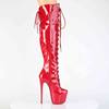 Pleaser - JUBILANT3012 Bottes cuissardes à plateforme - Rouge Product image